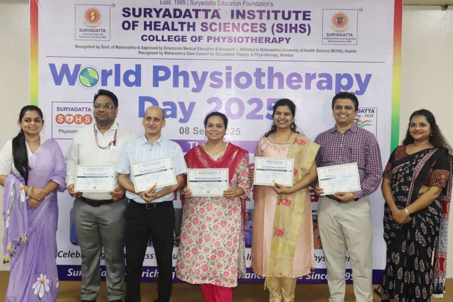 Physiotherapy Week 2025 Celebrated at Suryadatta College of Physiotherapy, Pune